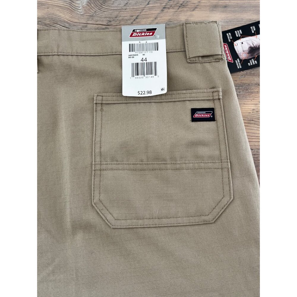 Dickies Ripstop Ultimate Cargo Short Mens 44x11 Khaki Temp Control Cooling - Picture 8 of 8